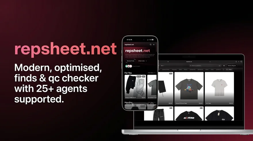 repsheet.net — modern, optimised, finds & QC checker with 25+ agents supported